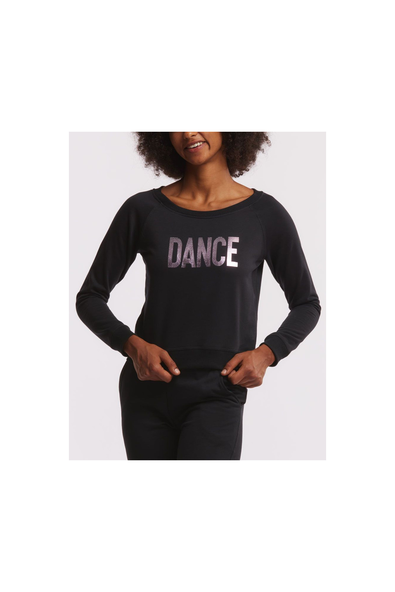 Sweat Shirt à capuche Fille Dancer pour l'échauffement de Temps Danse